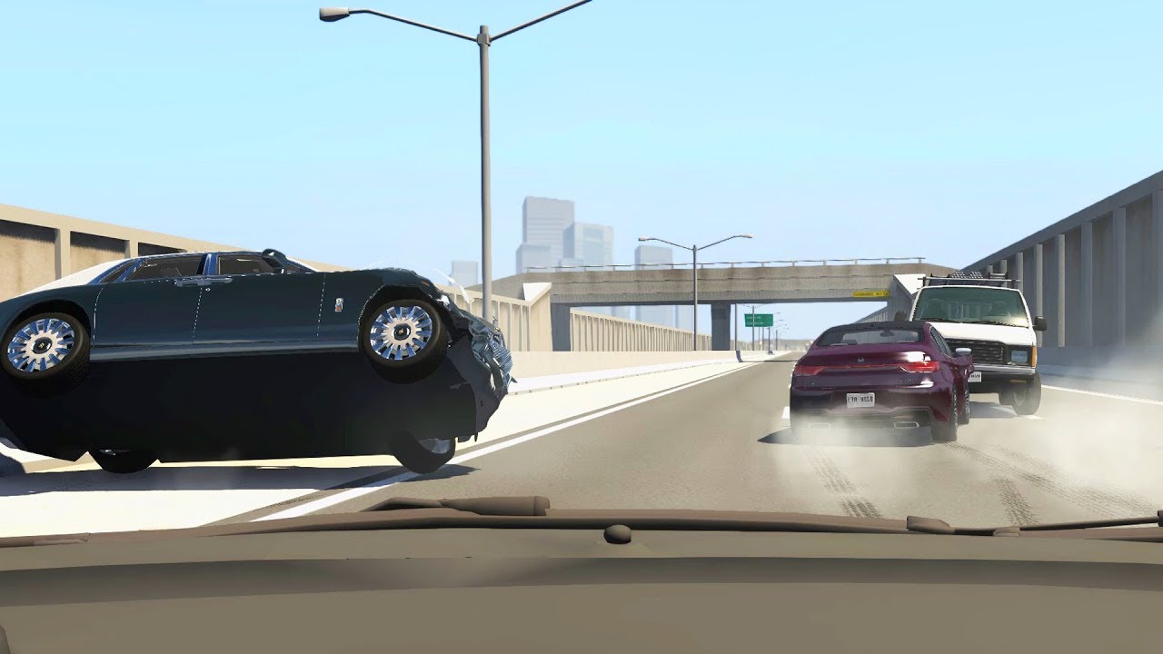 Dash Cam Car Crashes Compilation #19 - BeamNG.Drive