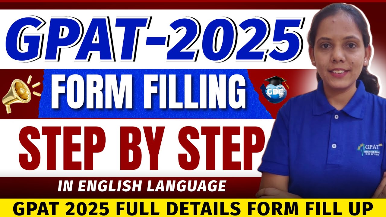 HOW TO FILL GPAT-2025 APPLICATION FORM ✍️🎯STEP BY STEP | COMPLETE INFORMATION IN ENGLISH #gpat2025
