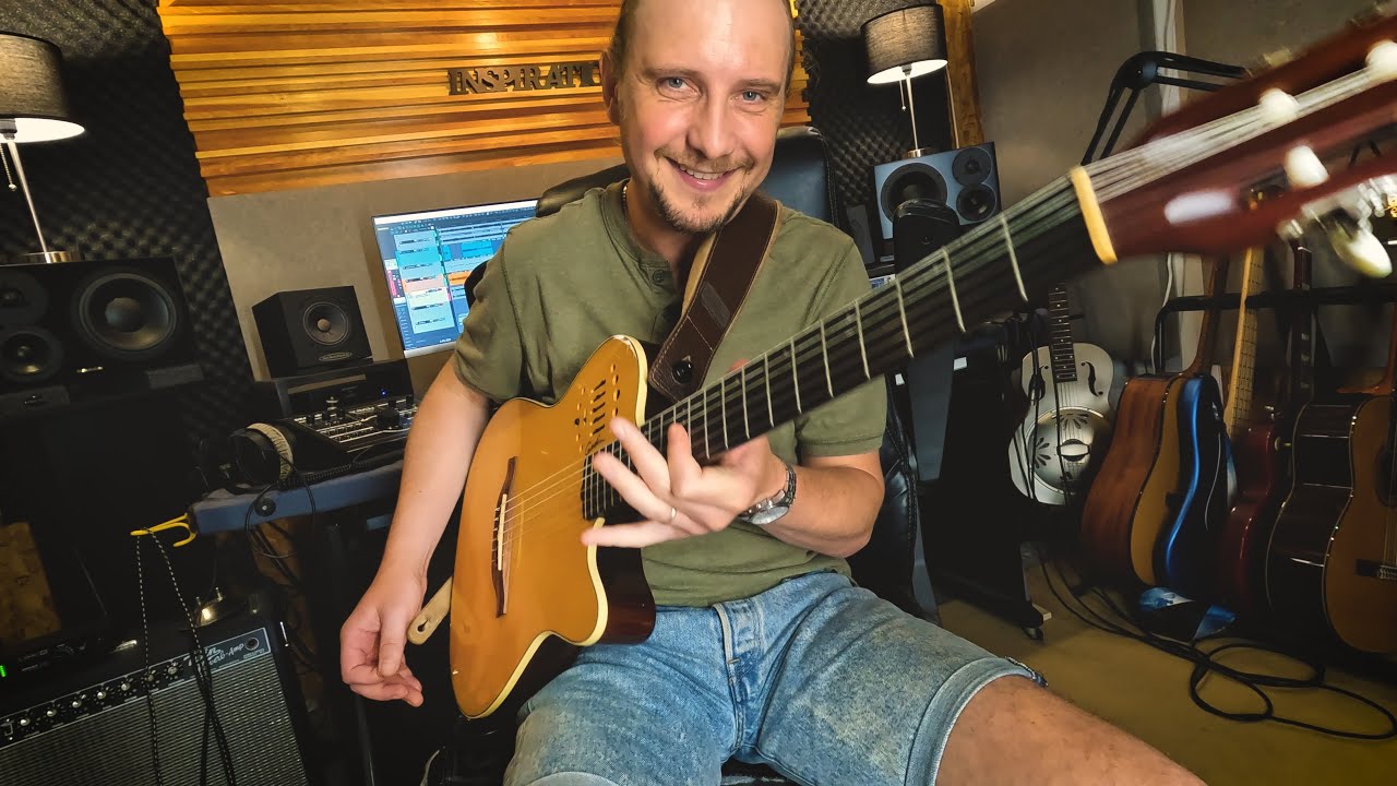 Yakety Axe | Benny Hill Theme | Godin Multiac Guitar