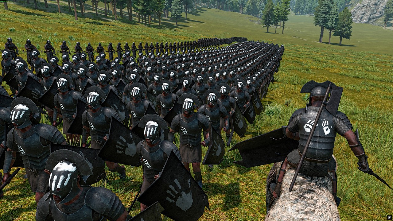 1000 Isengard Orcs Defend Against Elven Armies — Defense Shifts the Balance