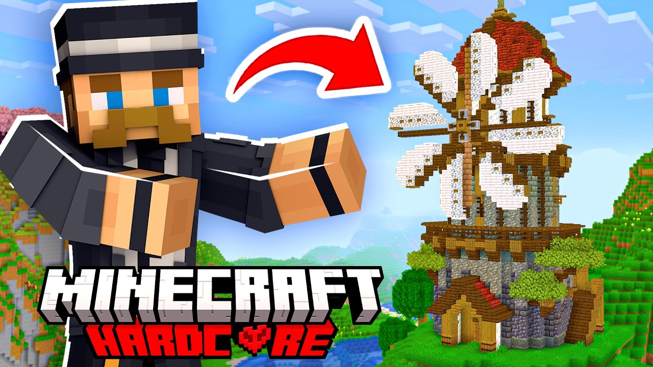 Construiesc o Moara pe Minecraft Hardcore [LIVE]