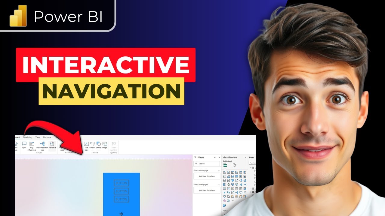 How To Create Interactive Page Navigation With Buttons Icons In Power BI (Easiest Way) (2026 Guide)