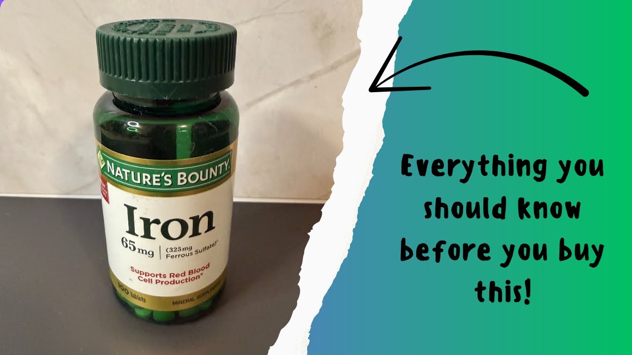 Iron Support Made Simple 💪 | Nature&rsquo;s Bounty 65mg Iron Review