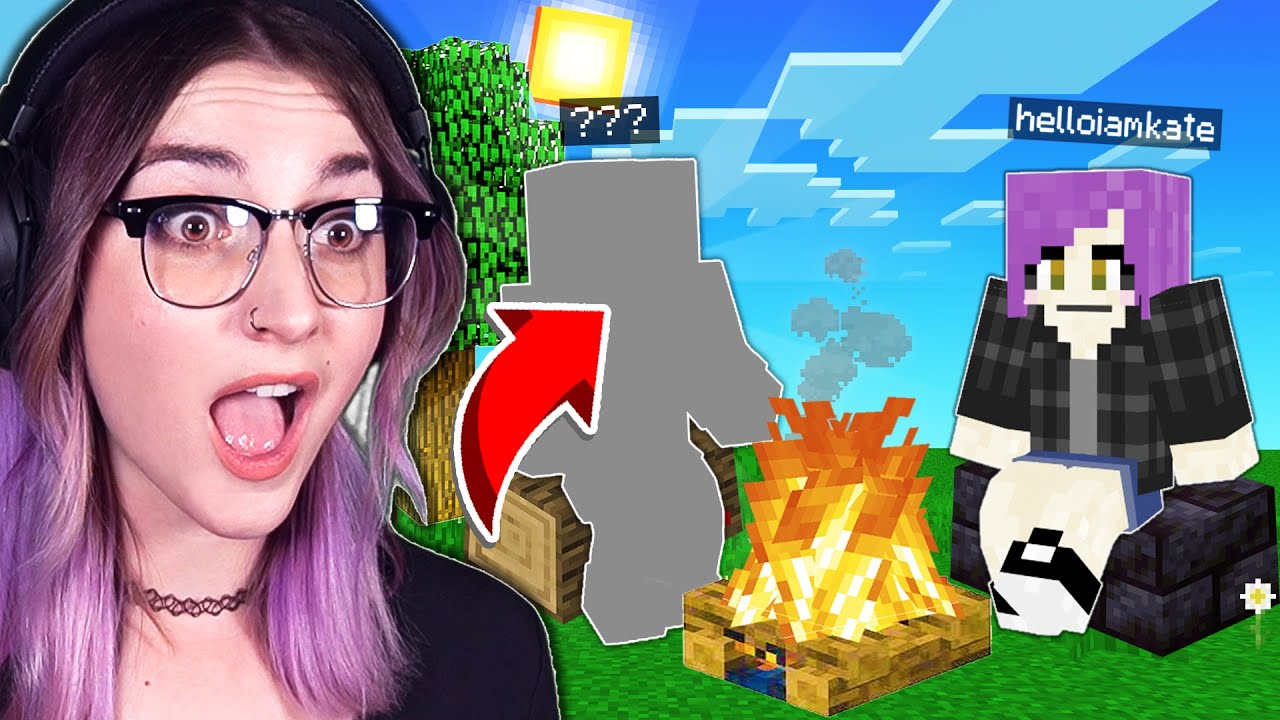 Making NEW FRIENDS in CAMP MINECRAFT!
