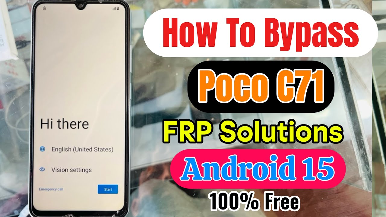 Как обойти FRP на Poco C71 | Обход учетной записи Google на Xiaomi Redmi A5 Android 15 | Бесплатн...