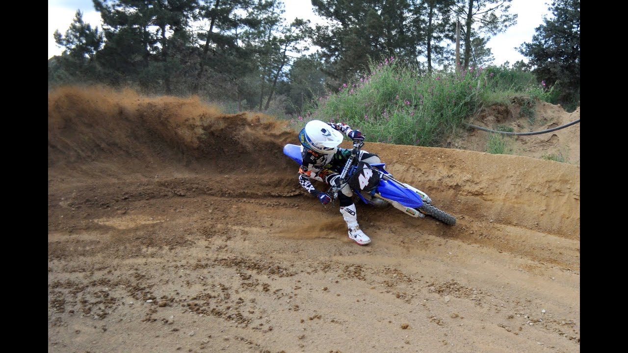 Extreme motocross in Santa Coloma de Farners, Spain, on Yamaha YZ-250