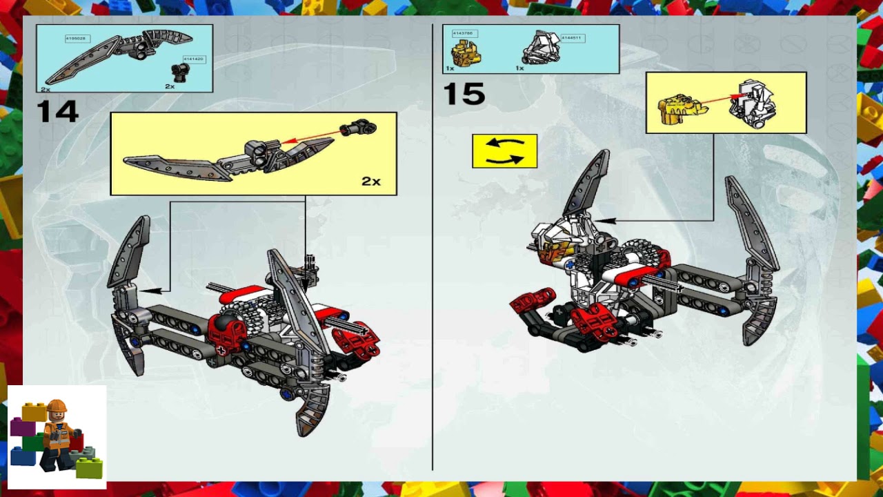LEGO instructions - Bionicle - 8596 - Takanuva