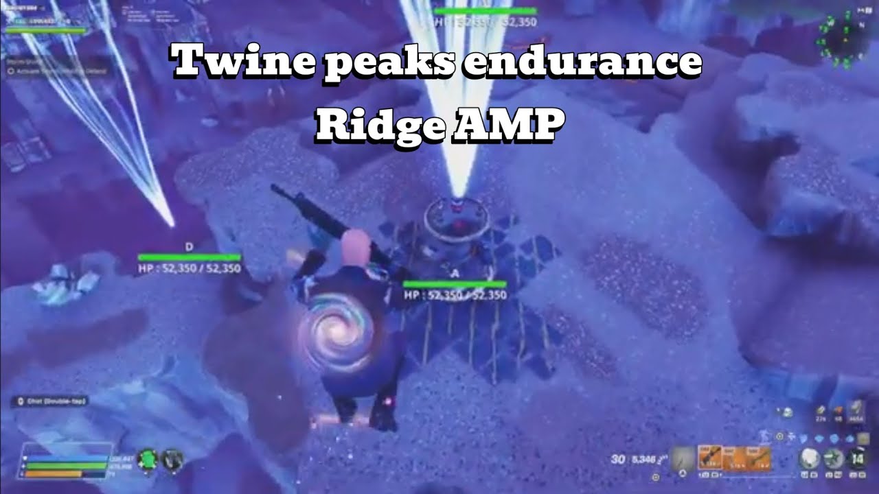 Fortnite STW Twine Peaks endurance - Ridge recycle build