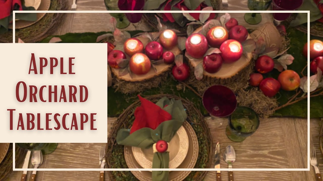 Fall Apple Orchard Tablescape