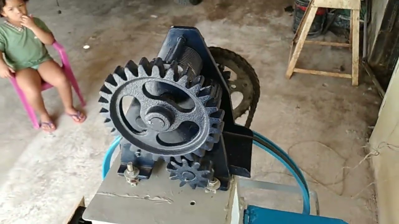 engenho de cana com motor de máquina de lavar segunda parte 31 de maio de 2022