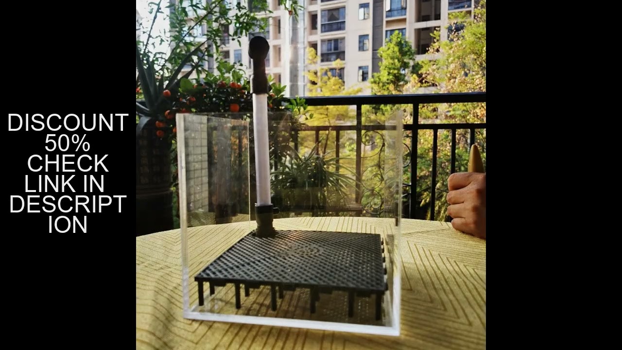 transparent acrylic shrimp fish tank filter system aquarium square UGF box under gravel filter box,