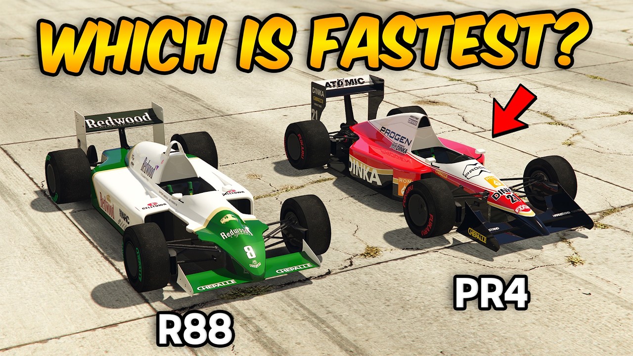 GTA 5 ONLINE - R88 VS PR4 (WHICH IS FASTEST FORMULA?)
