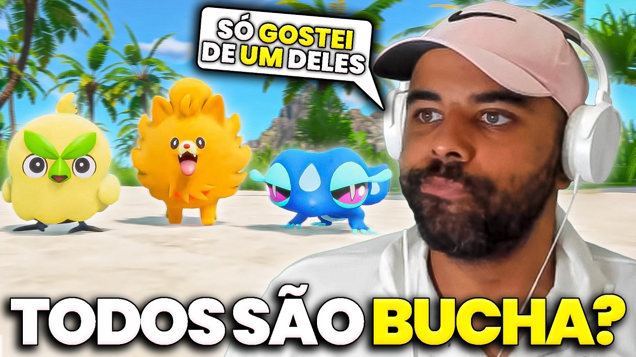 VINICIN dá OPINIÃO POLÊMICA REAGINDO ao NOVO POKÉMON WINDS/WAVES