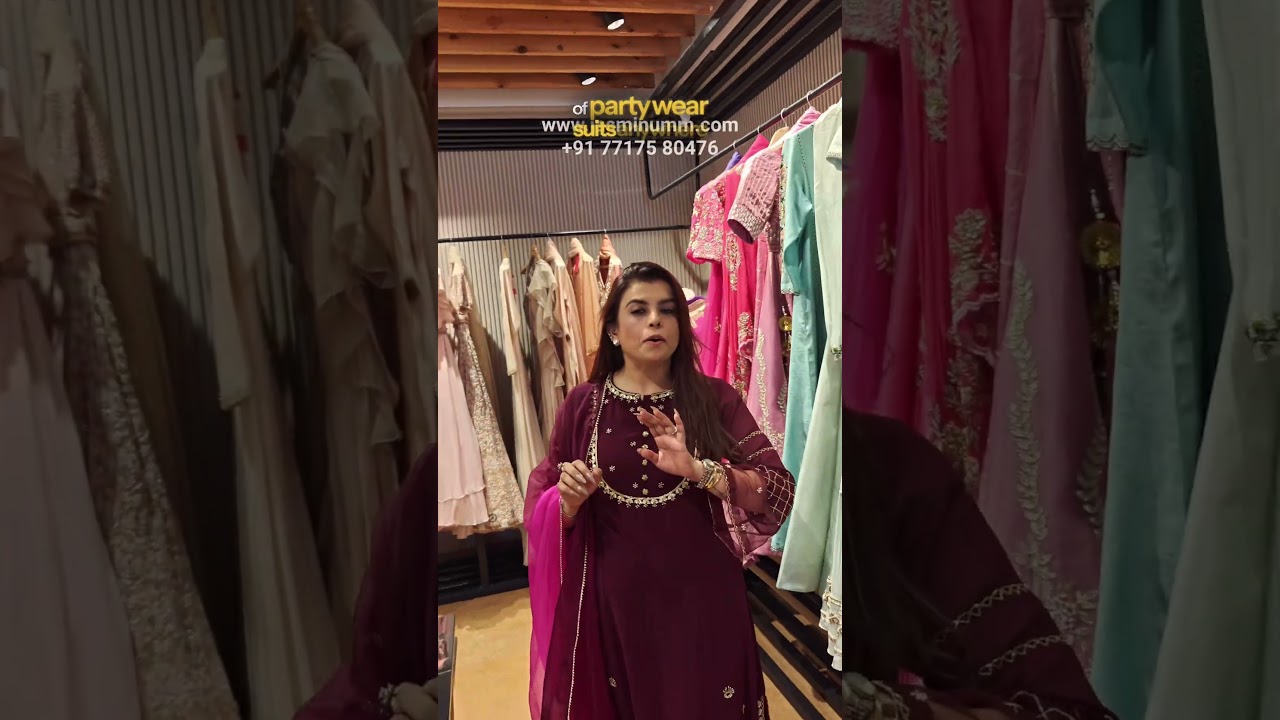 Think SUITS, Think JASMINUM | Party Wear Ladies Suit | www.jasminumm.com +916280109091 +911614675076