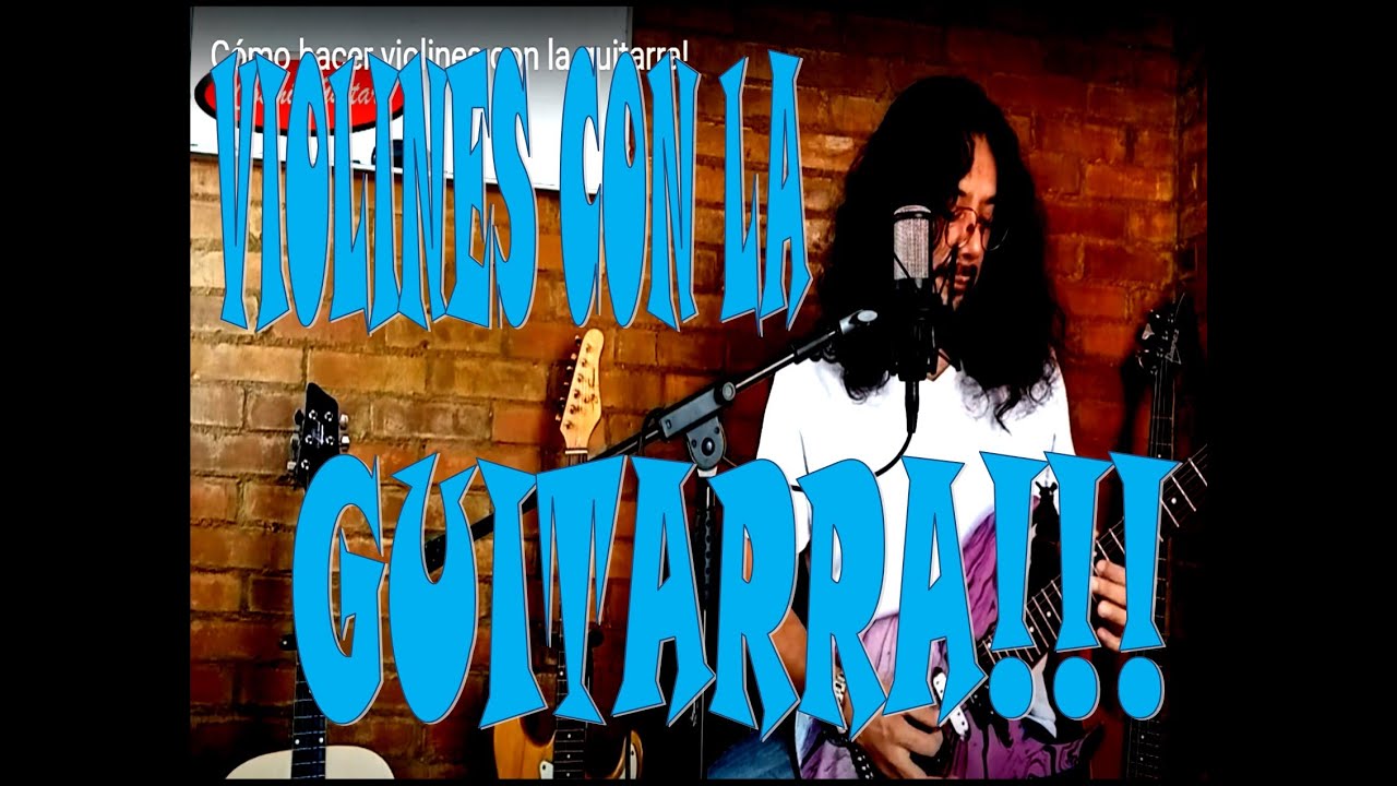 Cómo hacer violines con la guitarra!