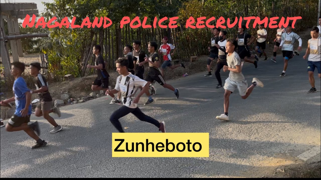 Nagaland police recruitment physical test | #zunheboto 