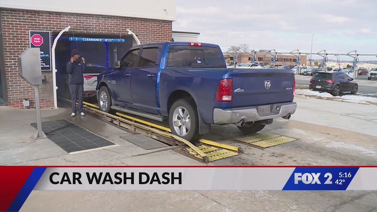Drivers head to car wash after weeks of snow
