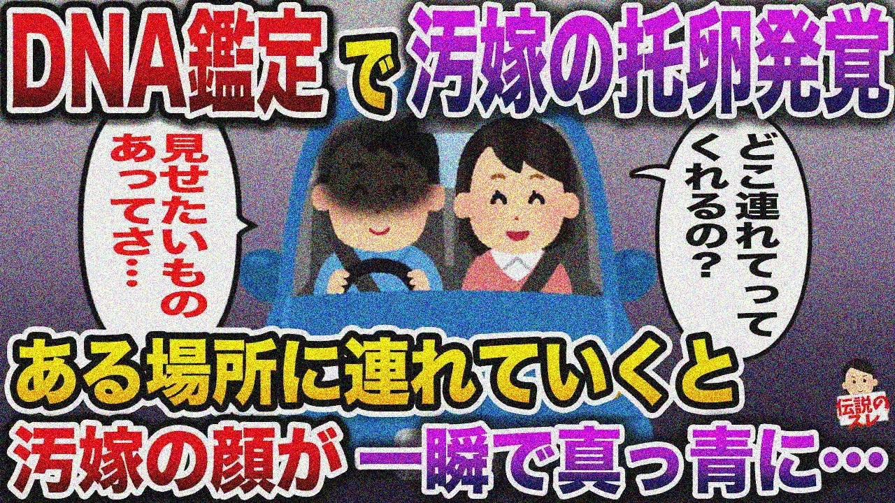 【修羅場】DNA鑑定で汚嫁の托卵発覚…俺「久々にデート行こう」→ある場所に連れて再起不能www【伝説のスレ】