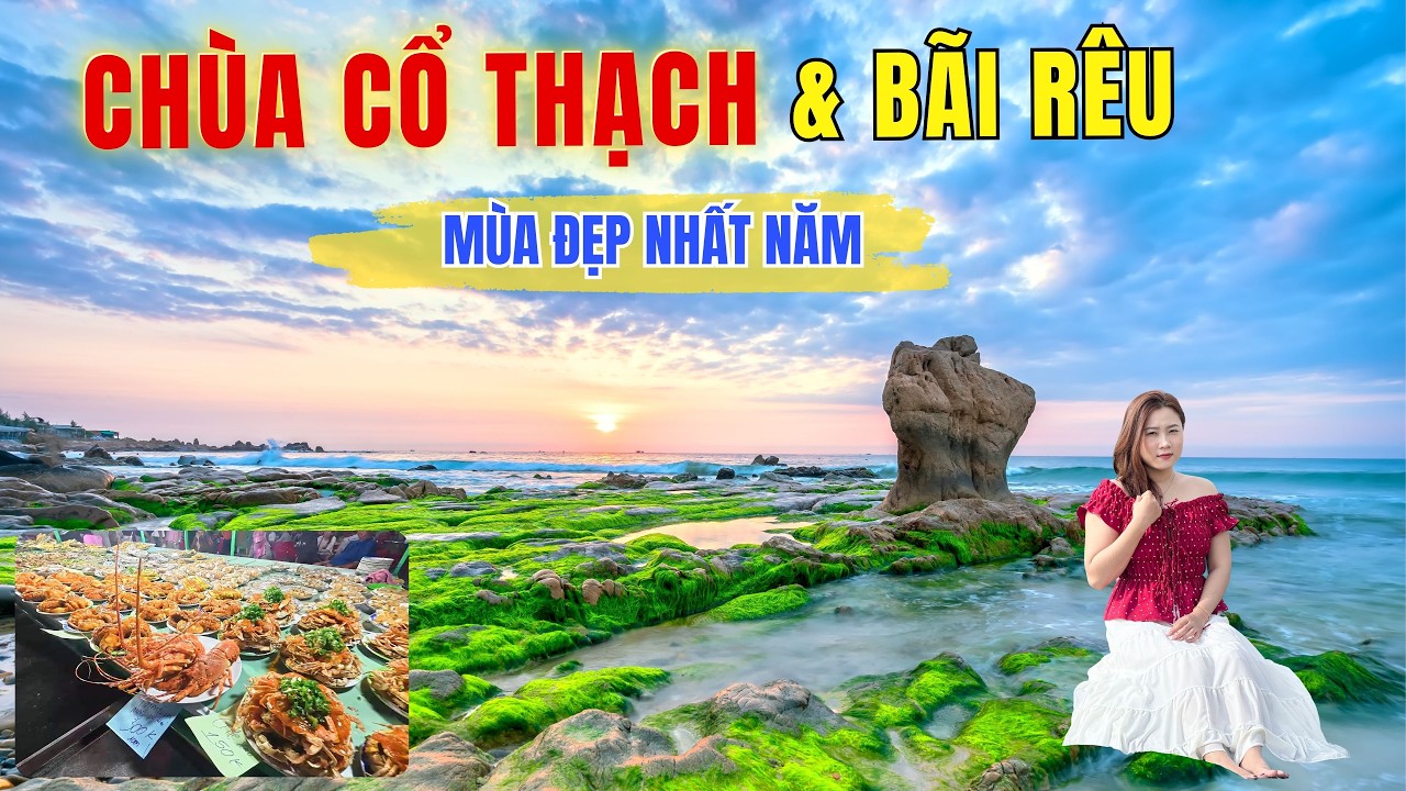 Toàn Cảnh Chùa Cổ Thạch 2026 – Bãi Rêu Đẹp Nhất Năm & Chợ Đêm Cổ Thạch Thu Hut Du Khách ❤️