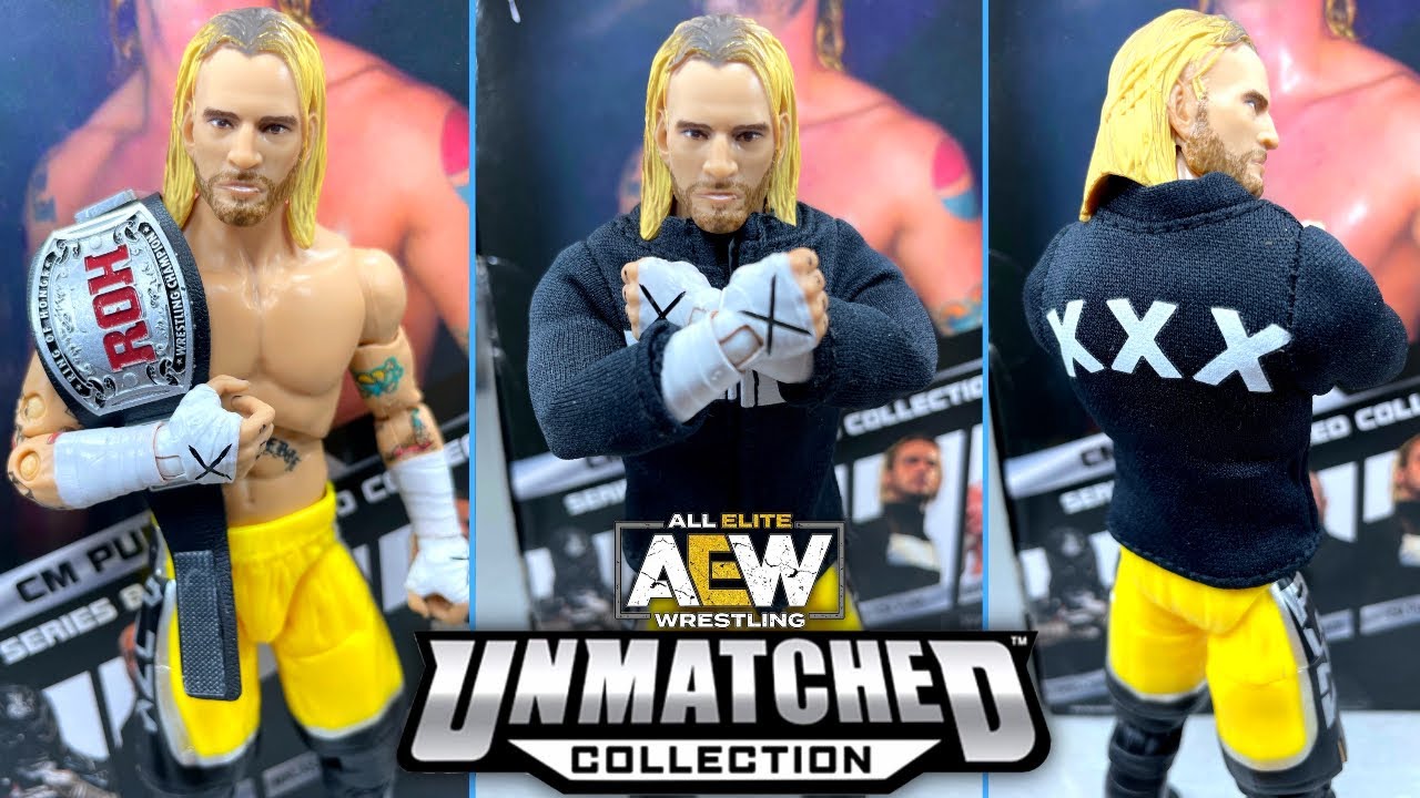 AEW UNMATCHED 8 CM PUNK LUMINARIES FIGURE REVIEW!