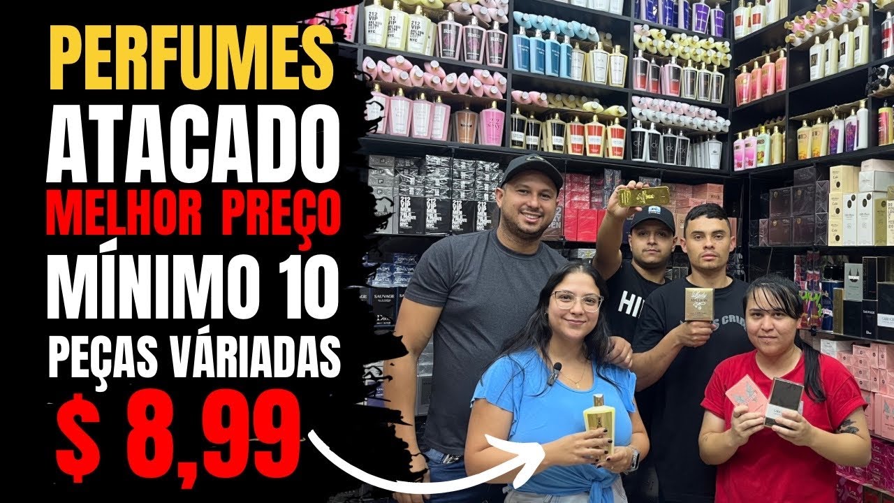 A Maior Fonte dos Perfumes No Atacado | Fornecedor De produtos de Perfumaria no Atacado Brás SP