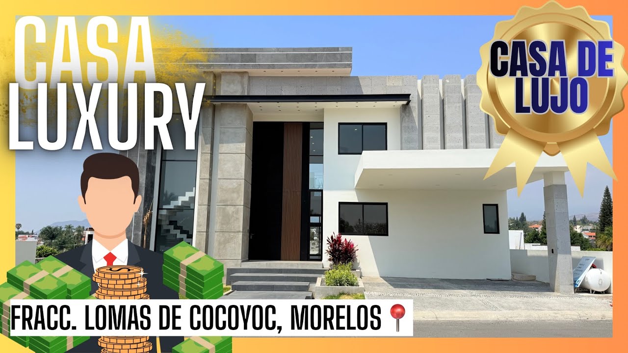 En Venta✅CASA LUXURY 🏦El Verdadero Lujo de Vivir en el Fracc. Lomas de Cocoyoc ‼️