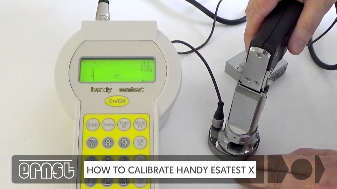 Handy Esatest x - Calibration