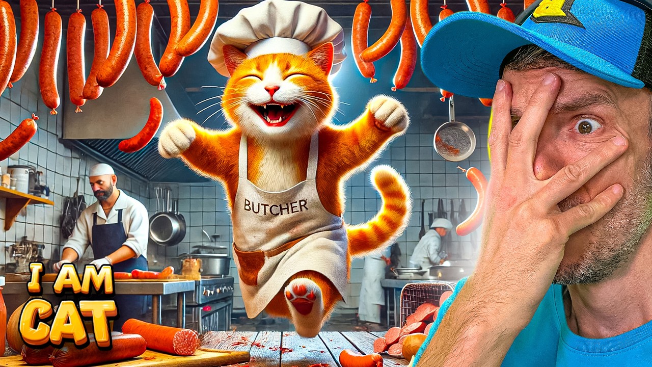 GATO AÇOUGUEIRO NO I AM CAT VR! O MAIOR CAOS QUE VOCÊ JÁ VIU 🐱💥