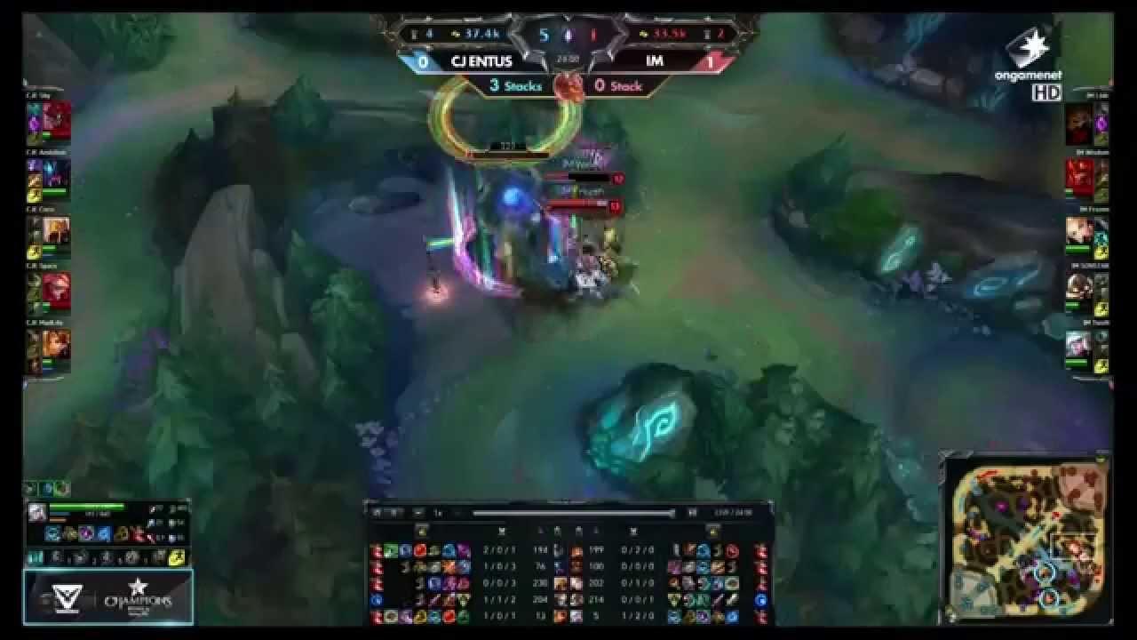 IM vs CJ Game 2 Higlights ( Incredible Miracle vs CJ Entus ) - 2015 LCK Spring W6 D1