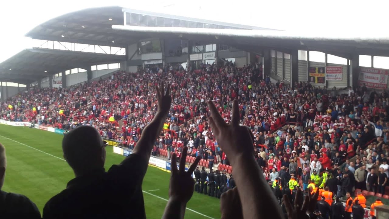 Chester FC Fans at Wrexham