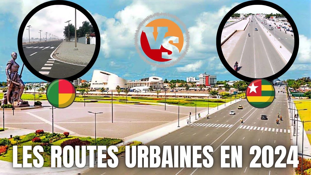 Les routes en milieu urbain. Cotonou VS Lomé