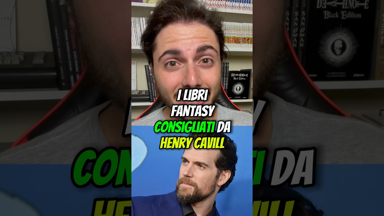 I LIBRI FANTASY CONSIGLIATI DA HENRY CAVILL! #henrycavill #fantasy #libri #fantasybooks