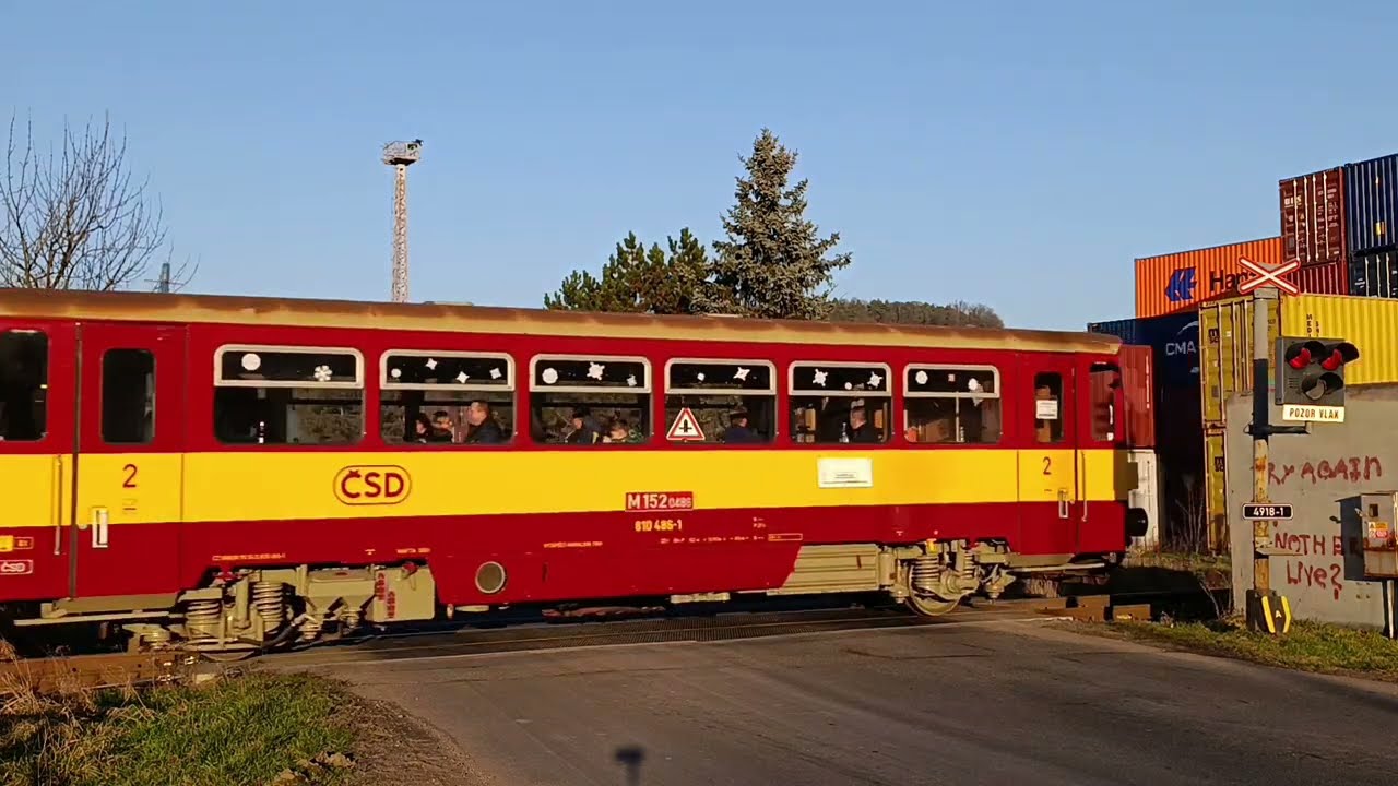 Železniční přejezd Želechovice nad Dřevnicí, u překladiště (19. 12., 19. 12., 27. 12., 15. 3. 2025)