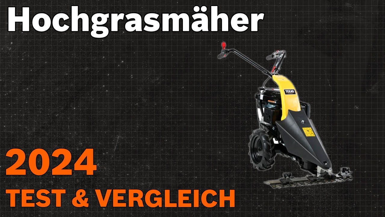 TOP–6. Die besten Hochgrasmäher. Test & Vergleich 2024 | Deutsch