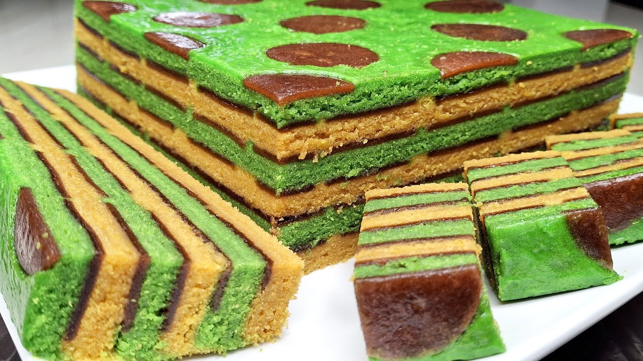 Kek Lapis Masam Manis Sarawak Layer Cake Resepi