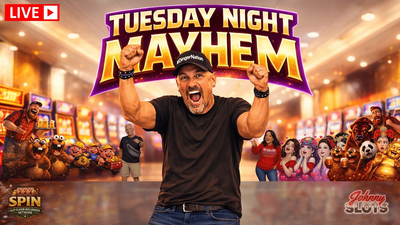 JohnnySlots Tuesday Night Mayhem LIVE! #dingernation