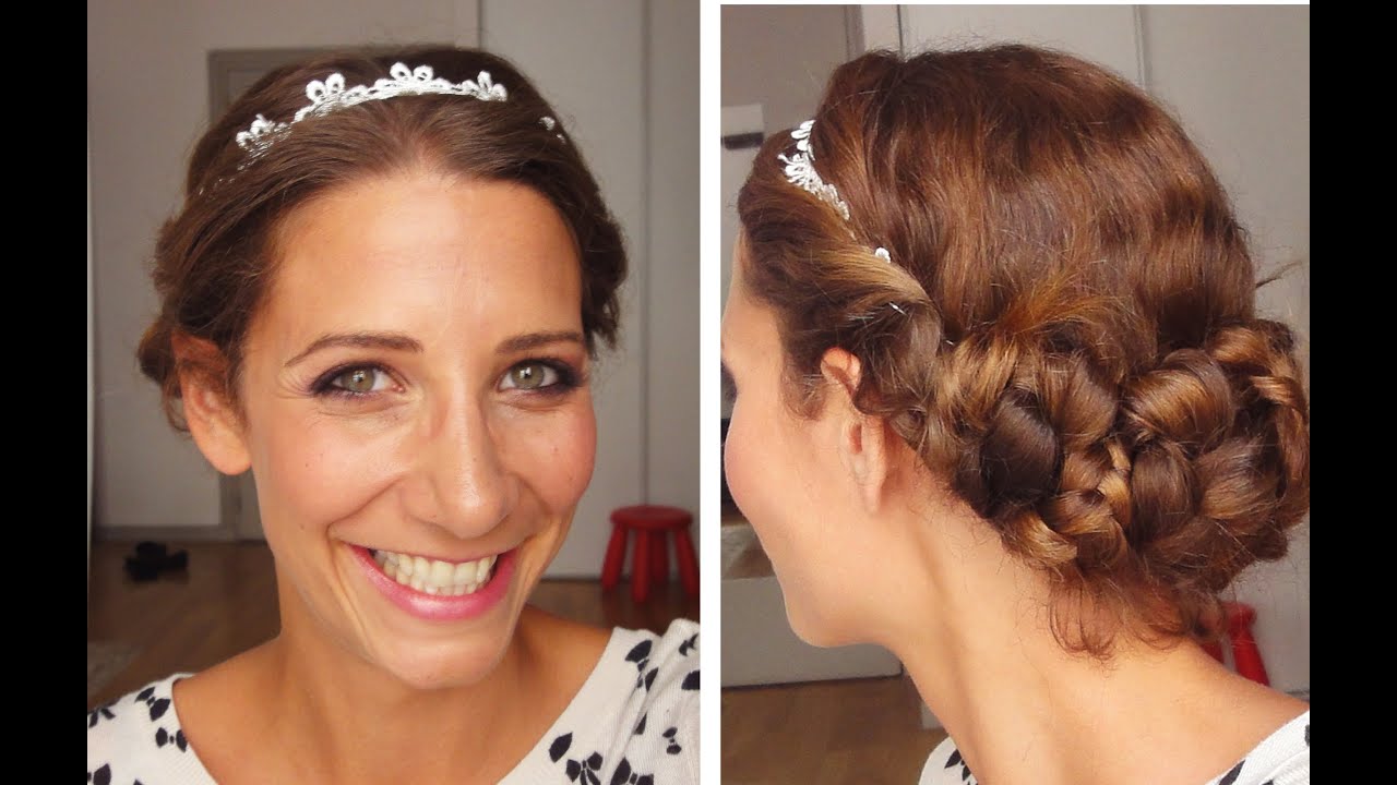 Tuto coiffure romantique avec headband