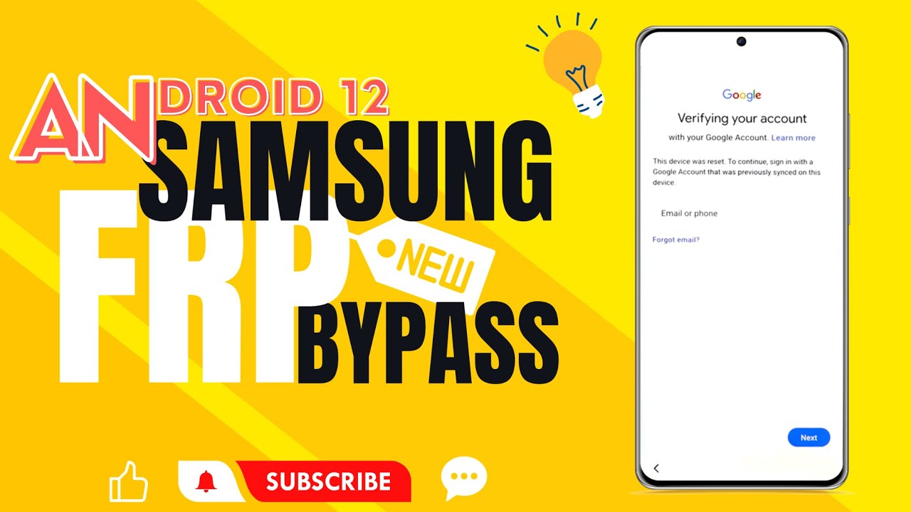 All Samsung FRP Bypass Android 12 with PC - Remove Google Account 2026