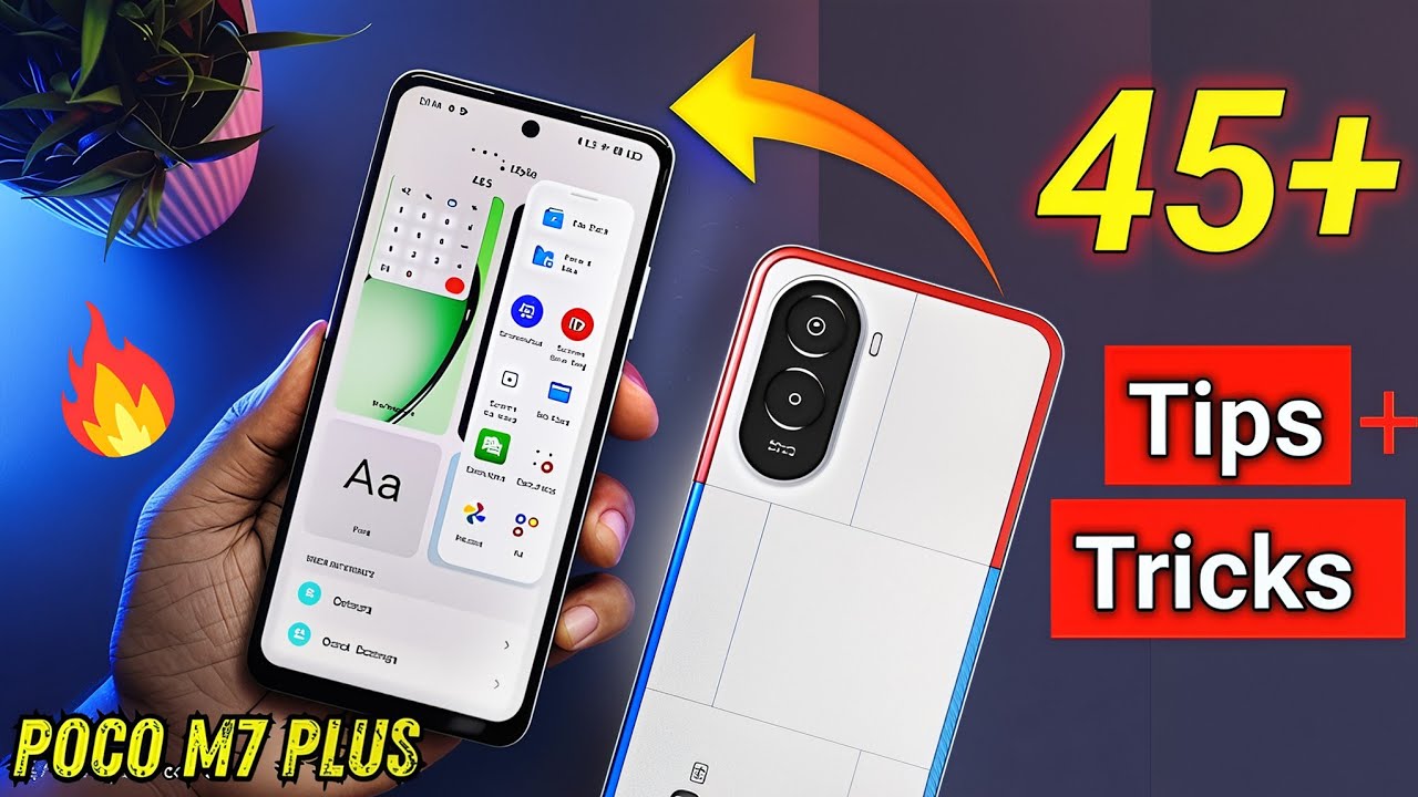 POCO M7 plus 5G Top 45+ Amazing Features | Tips & Tricks  - हिंदी।
