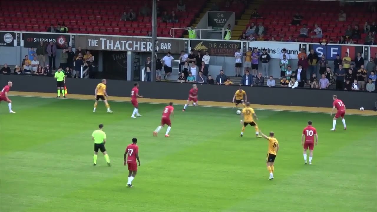 Newport C. v Cheltenham T. Pre-Season Friendly 29/7/23.