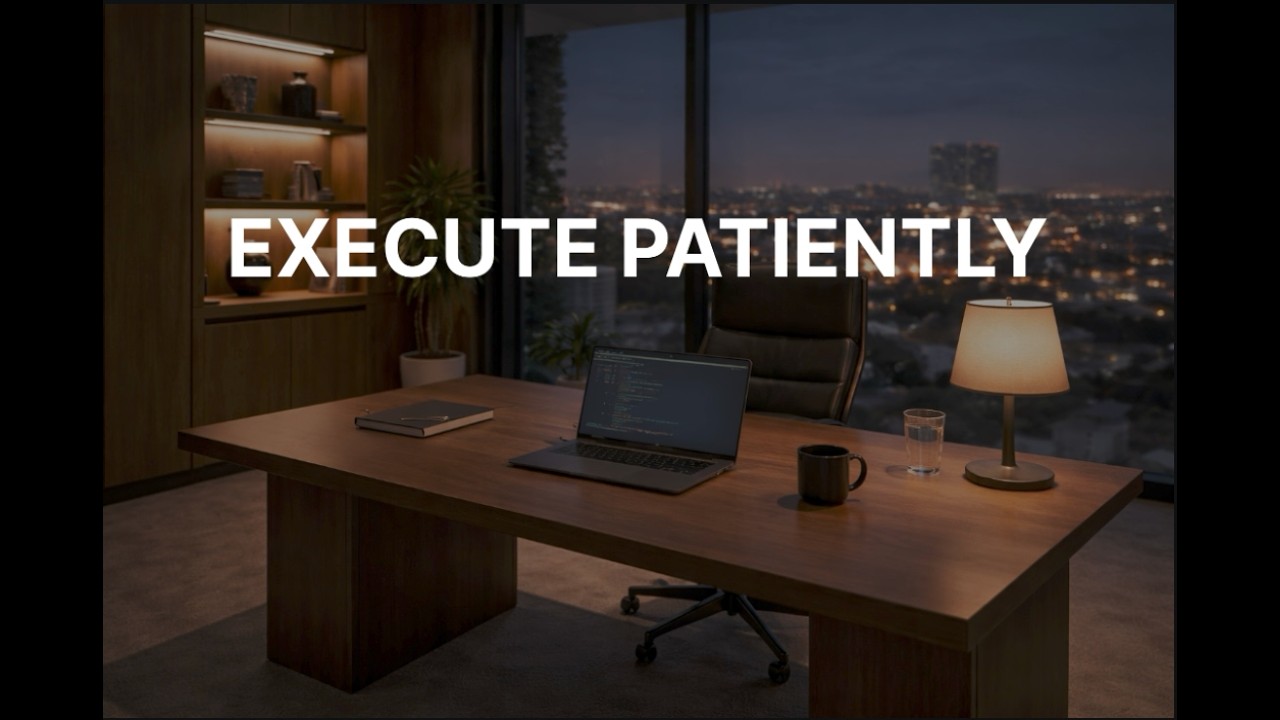 Execute Patiently - Quiet Deep Work | Solo Builder Session