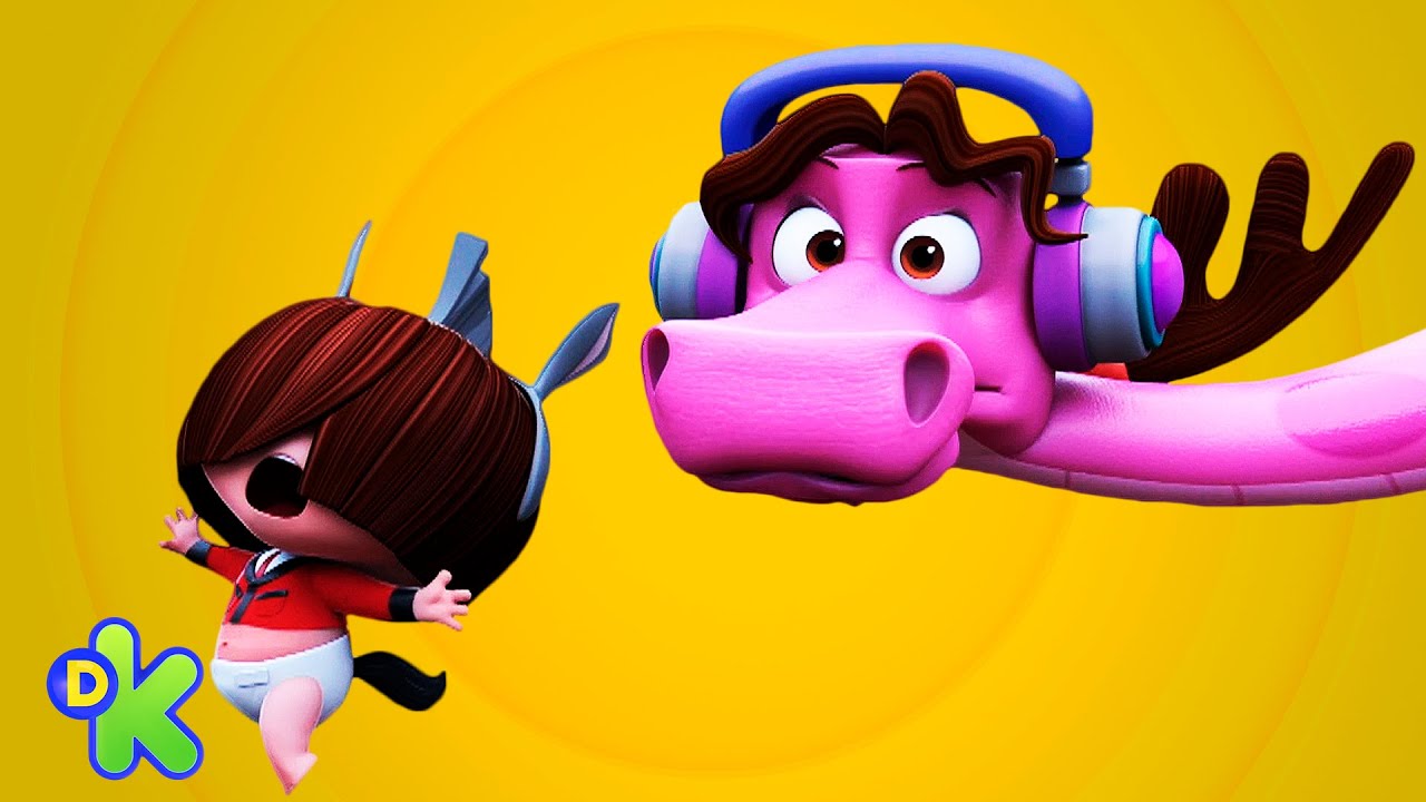 Los bebés reviven tres famosas leyendas | Mini Beat Power Rockers | Discovery Kids