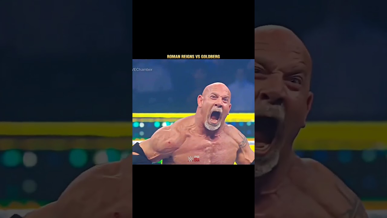 Roman Reigns Vs Goldberg 🔥 WWE Universal Championship 👑 WWE Elimination Chamber 2022 
