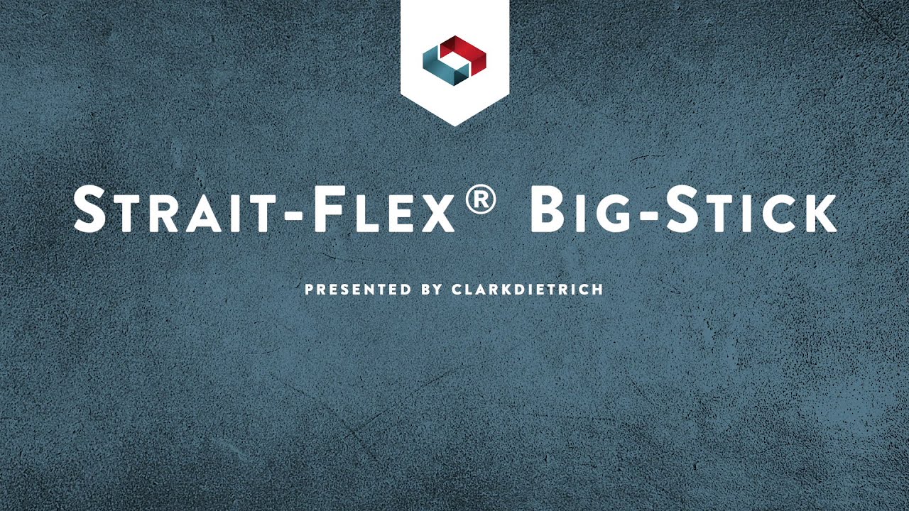 Strait-Flex&reg; Big-Stick - Installation Instructions