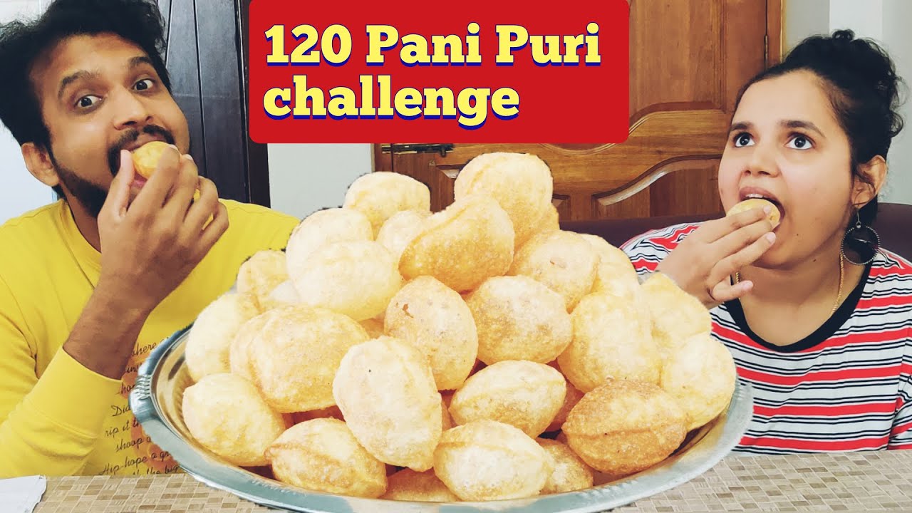 Panipuri Eating challenge | Adi and mahi