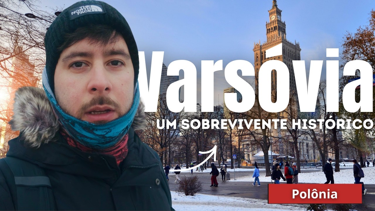 Polônia 🇵🇱 Explorando VARSÓVIA, Cidade Antiga, Igrejas Históricas e Comida Típica