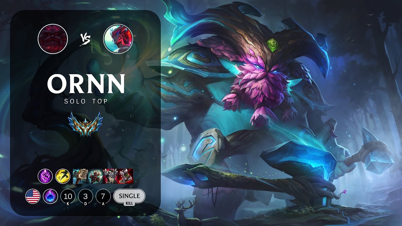 Ornn Top vs Yone - NA Challenger Patch 14.3