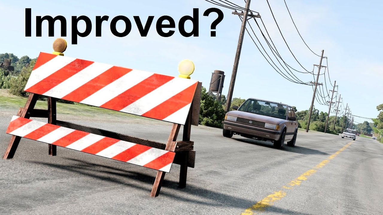 BeamNG AI Traffic Obstacle Test! Better Than 3 Years Ago?