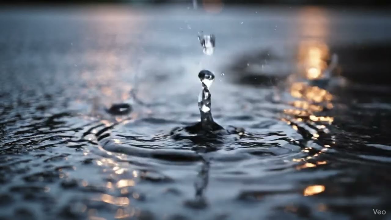 Close-Up Rain on Window for Deep Sleep 😴