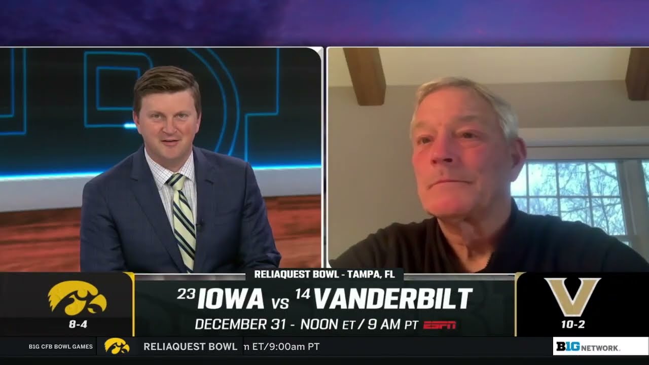 Bowl Preview: Kirk Ferentz on the ReliaQuest Bowl and Iowa's Key Players | Iowa Football